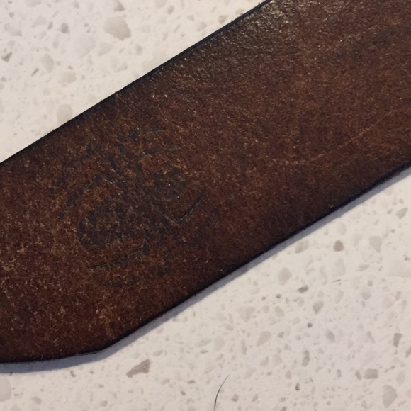 Free🌷 MARVEL Spider-Man leather web belt size 32 brown - Picture 3 of 5